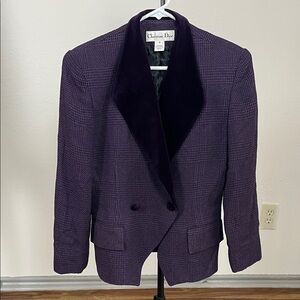 Dior Deep Purple Blazer size 8